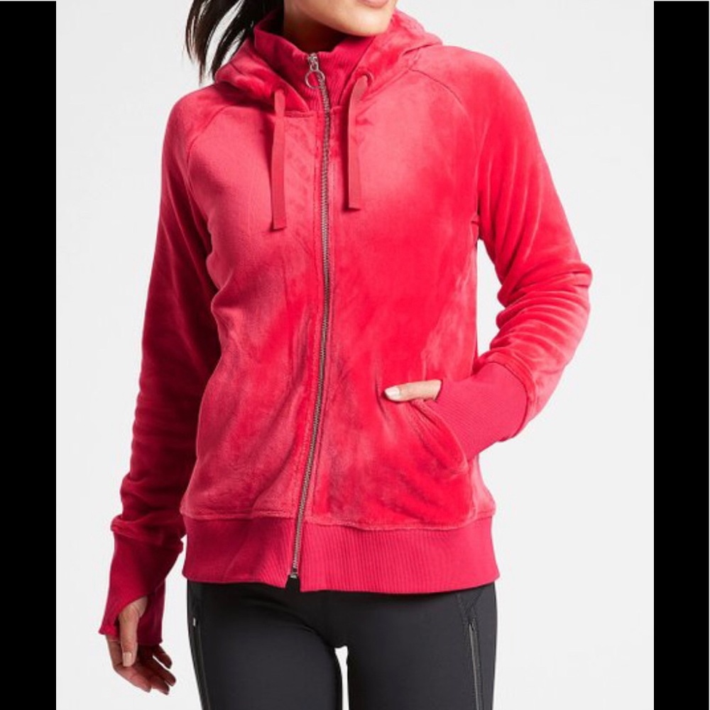 Athleta triumph hoodie in double cozy karma
